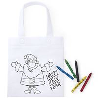BORSA IN TNT CON BABBO NATALE